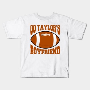 Go Taylor’s Boyfriend Funny Football Kids T-Shirt